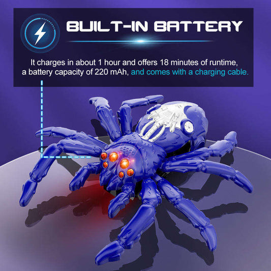 Wall Crawling Spider With Remote Control