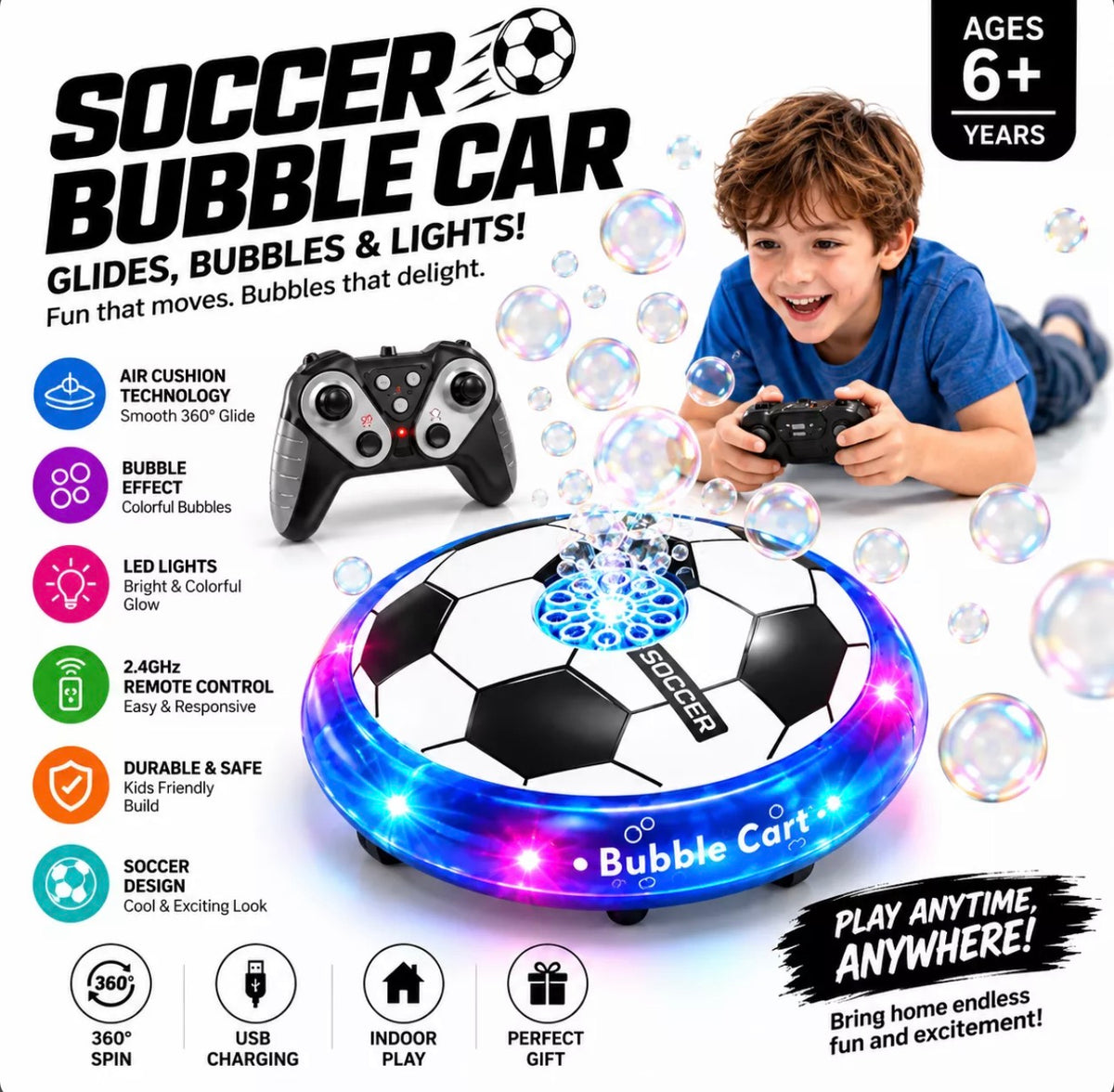 Football Bubble Car