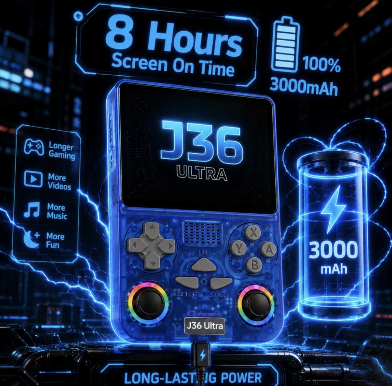 J36 Ultra Gaming Console with Youtube