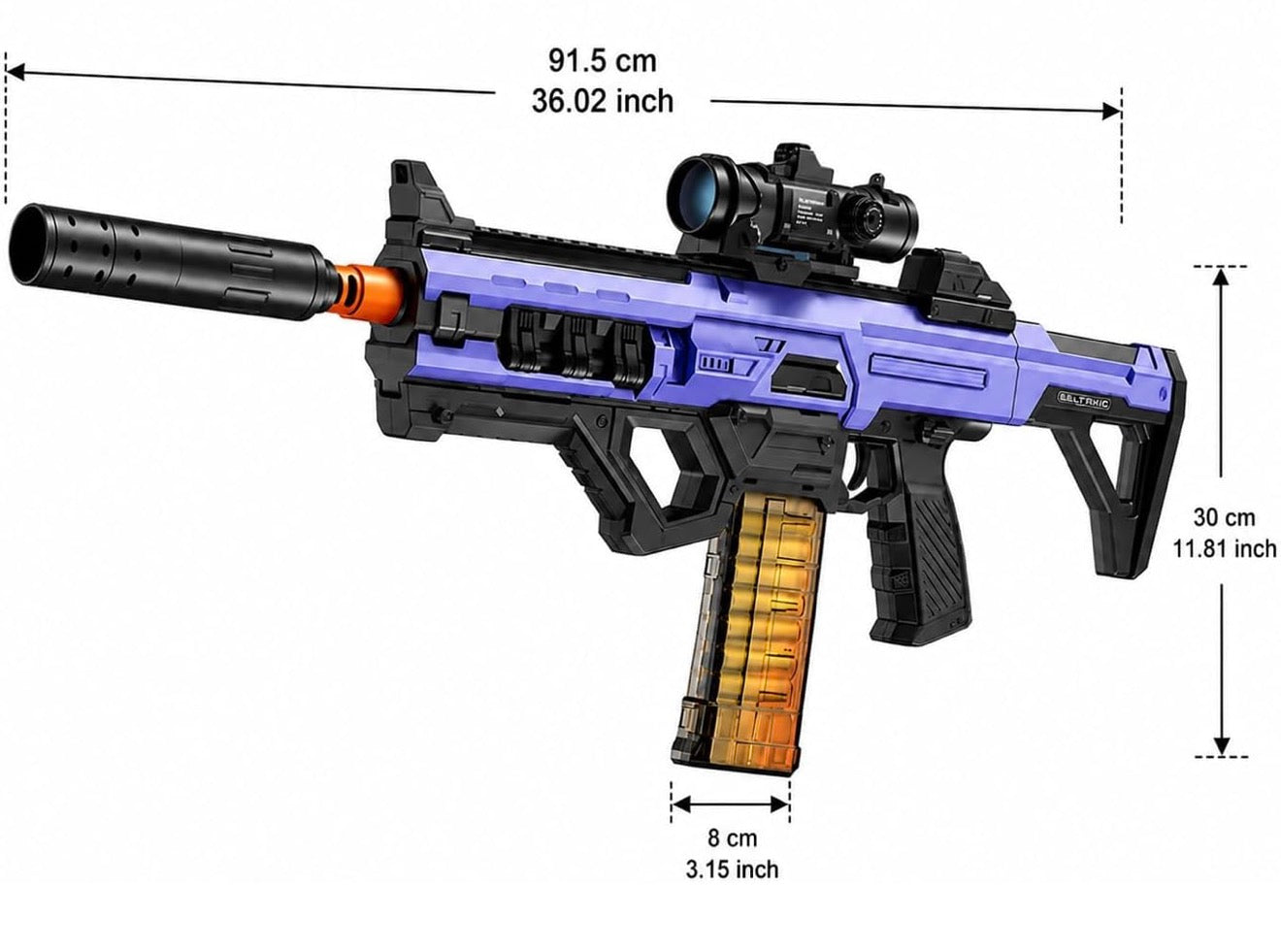 Surge Bullet Shell Ejecting Gun